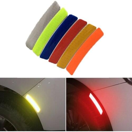 Auto Parts Wheel Eyebrow Reflective Stickers Anti-collision Anti-collision Warning Stickers Body Stickers Reflective Strips