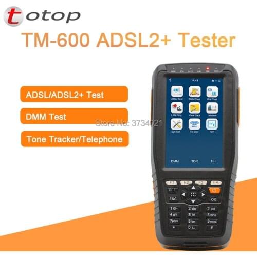 TM-600 ADSL ADSL2+ Tester ADSL WAN & LAN Tester xDSL Line Test with DMM + Tone Tracker Function