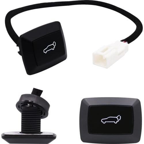 Universal Car Electric Tailgate Trunk Release Switch Chrome Fuel Tank Door Ith Double Bearing Structure Interior Accessories New