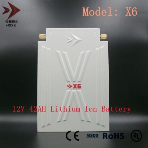 12V 42Ah Lithium Ion Battery Built BMS 40A Discharge Waterproof for Electric Tools Breeding Light Camping Hunting Power Supply