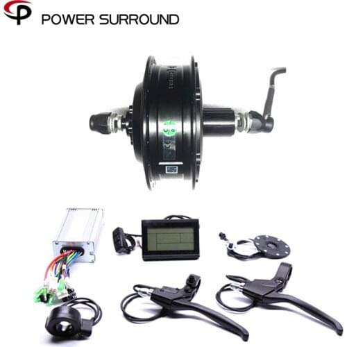 2020 Rushed 48v500w Bafang Rear Cassette Electric Bike Conversion Kit Brushless Motor Wheel with EBike system