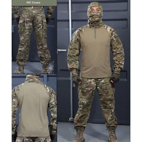 6 colors ! Military Tactical shirt + pants multicam uniforms uniform Airsoft Paintball SWAT Army Training Hunting Police Suit