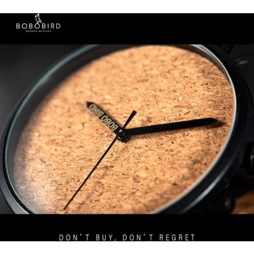 Reloj hombre BOBO BIRD Wood Watch Watch Timepieces Japan Movement Quartz Wrist Watches Male Clock relogio masculino Dropshipping