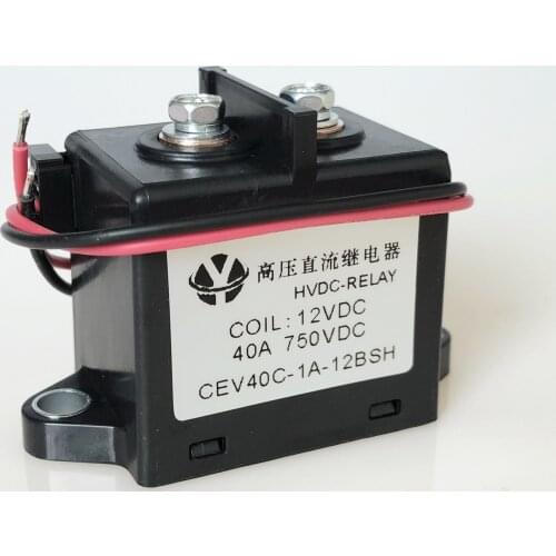 CEV40C 750VDC Photovoltaic Power Supply Special High Voltage DC Relay DC12V24V New Energy Contactor