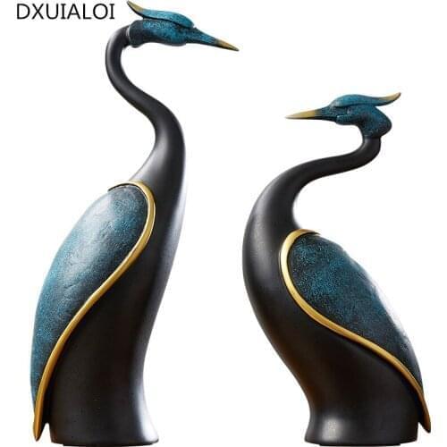 Creative animal ornaments, light luxury home decor accessories modern minimalist resin crafts Gifts Living room decoration