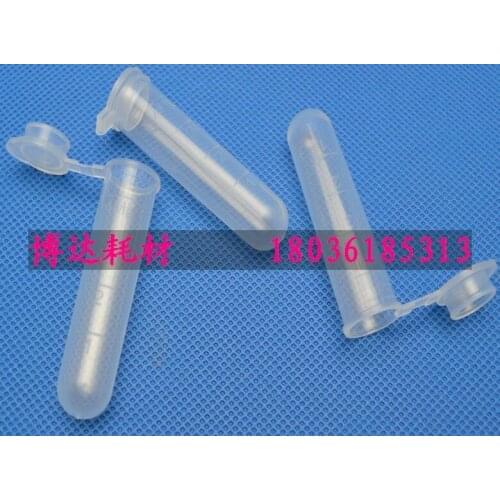 Laboratory supplies Centrifuge tube EP tube Graduation 5ml 300pcs/pack free shipping