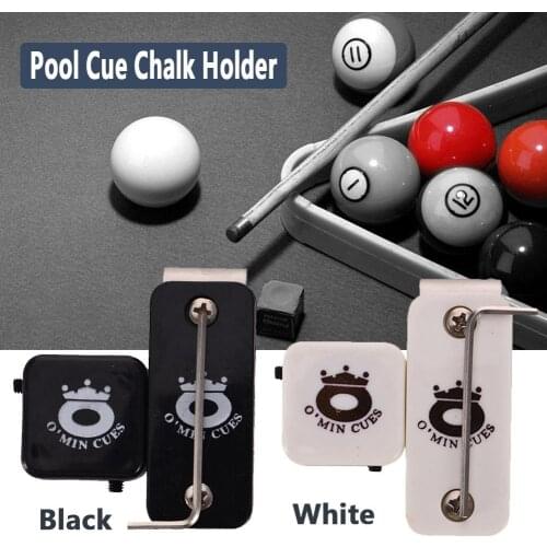 Magnetic Snooker Billiards Pool Table Plastic Cue Chalk Holder W/ With Belt Clip Snooker Chalk Cases With Strong Power Magnet