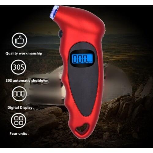 Tire pressure gauge 0-150 PSI Backlight High-precision digital tire pressure monitoring car tire pressure gauge
