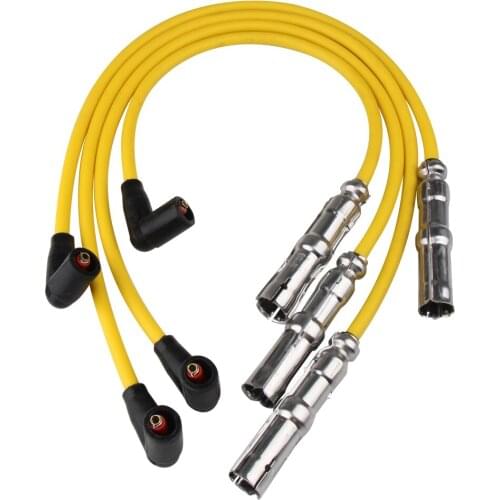 Spark Plug Ignition Wire Set For Volkswagen Jetta Golf Beetle 2001 2002 2003 2L