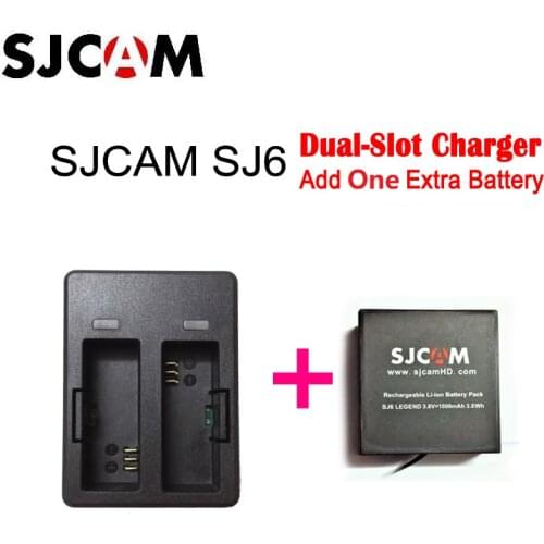 Original SJCAM Brand 3.8V 1000mAh 3.7Wh Li-ion Battery Black for SJCAM SJ6 LEGEND Sport Camera Batteries