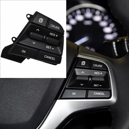 For Hyundai Movable Collar Solaris elantra1.6L Cruise Control Multifunction Steering Wheel Button Switch car accessories