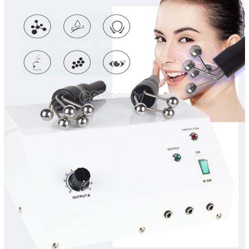 Roller Massager Rf+EMS Microcurent Face Lifting Anti Aging Wrinkle Removal Beauty Galvanic Radio Frequency Facial Massage