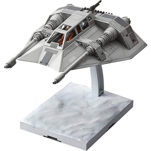 Bandai Star Wars Spaceship 1/48 SNOWSPEEDER Fighter Assembled Model Kids Toys