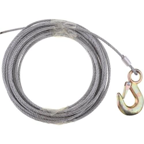 High Strength Trailer Wire Winch Galvanized with Heavy Duty Hook 5mm x 10m