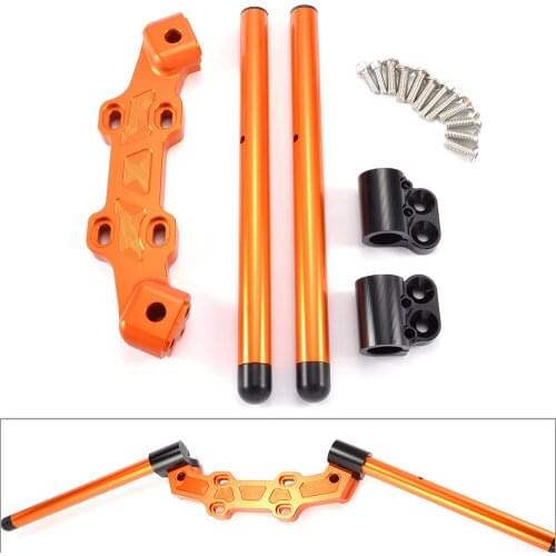 For FOR 790 D uke 2018-2020 Handlebar Motorcycle Clip On Handlebar Handle Bar Fit D uke790 2018 2019 2020