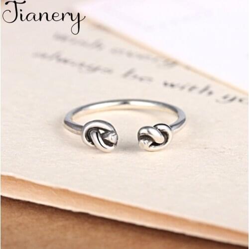 JIANERY Personality Boho Bow Rings for Women Jewelry Retro Big Antique Rings Girls Christmas Gifts Anillos