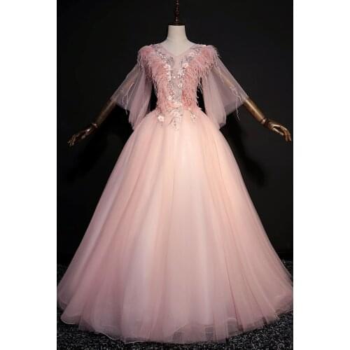 Golden Printing Vintage Wedding Gown Medieval Renaissance Victorian Party Costumes