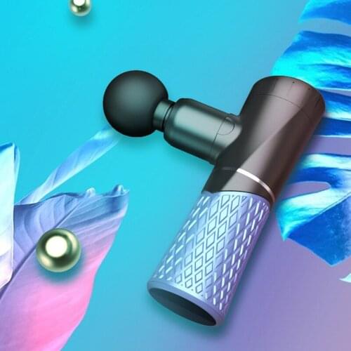 2021Mini 32 Gears LCD-Display Massage Gun Type-C charge Deep Muscle Massager Gun Vibration Therapy Body Massager Pain Relief