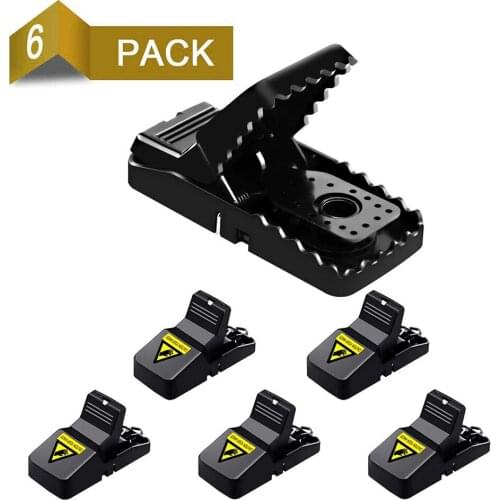 4/6pcs Reusable Plastic Mouse Trap Rat Mice Catching Small Rat Traps Mouse Pest Killer Mouse Snap Traps Rodent catcher for Home
