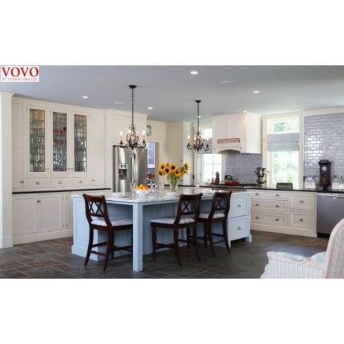 White shaker kitchen cabinets