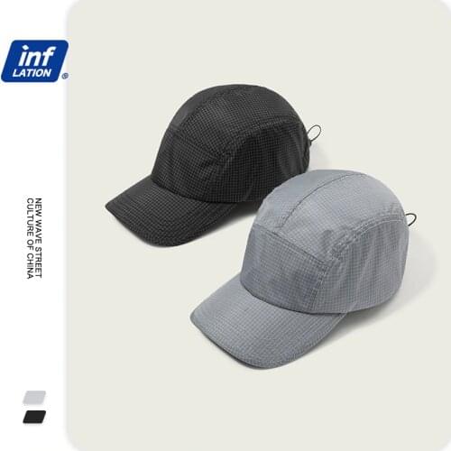INFLATION Men Baseball Cap Casual One Size Snapback Cap Adjustable Couple Baseball Cap Men Summer Baseball Caps 191CI2020
