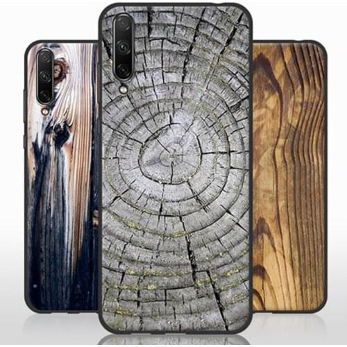 For Huawei Honor 20 lite case Wood grain Stone pattern Cases LRA-AL00 Soft Silicone TPU back Cover Honor20 lite 20lite shell