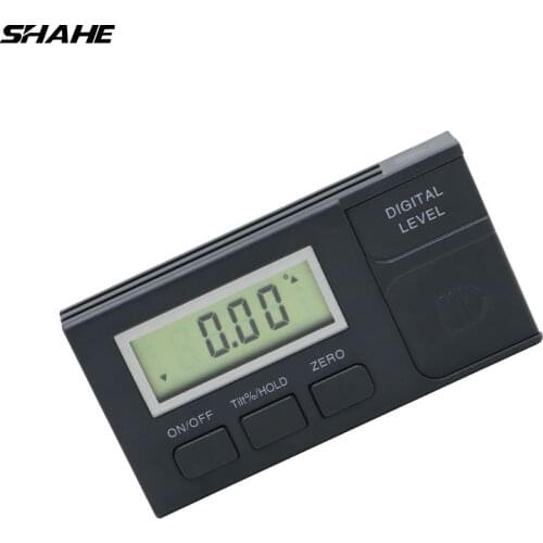 Shahe Digital Angle Gauge 360 Degree Mini Digital Protractor inclinometer Electronic Level Box Plastic Protractor Measuring Tool