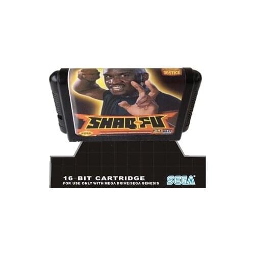 Shaq Fu - 16 bit MD Games Cartridge For MegaDrive Genesis console