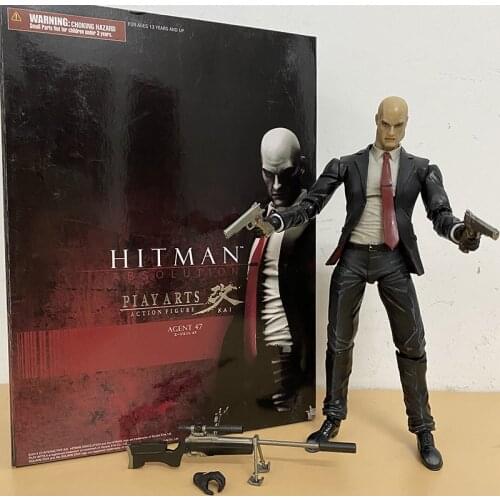 Playarts Hitman Figure Game Hitman Codename 47 KAI Figure Model Toys