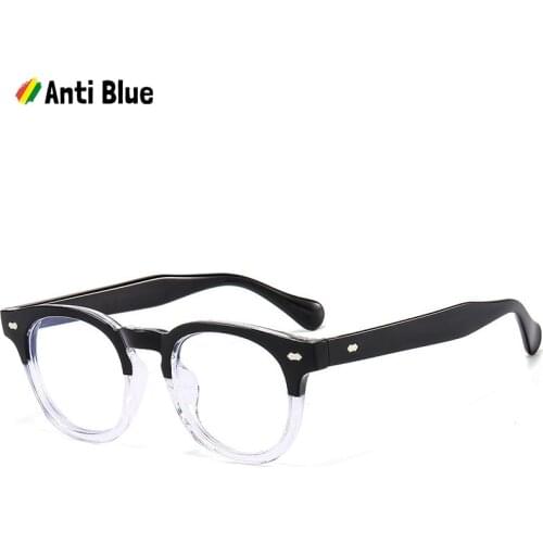 JackJad 2021 Vintage Round Style Anti Blue Computer Glasses Frames Men Women Fashion Brand Design Eyewear Frame Eyeglasses 3505