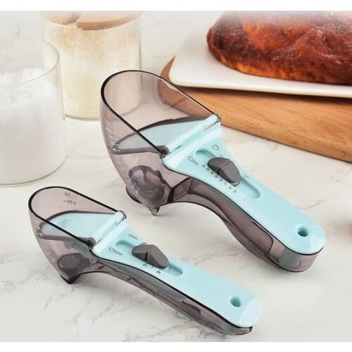 Adjustable Magnetic Multi Purpose Spoons Kitchen Baking Gadgets Measure Tools Measuring Spoon