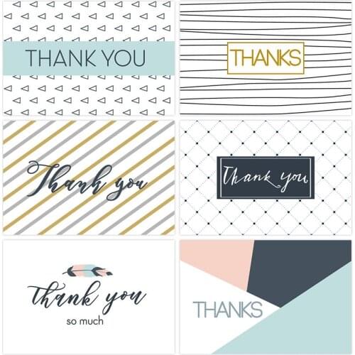 30PCS Thank You Cards Set Greeting Cards Notes With Kraft Envelopes And Stickers All-Occasion Thank You Notecard Set