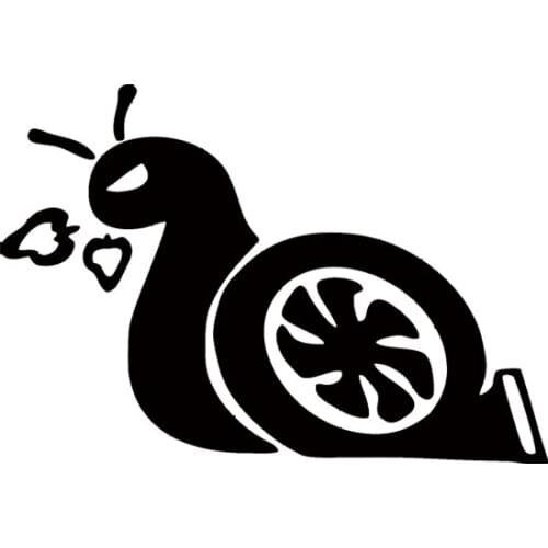Hot Sale Car Stying Boosted Snail Decal Turbo Car Window Vinyl Sticker Car Accessories Jdm