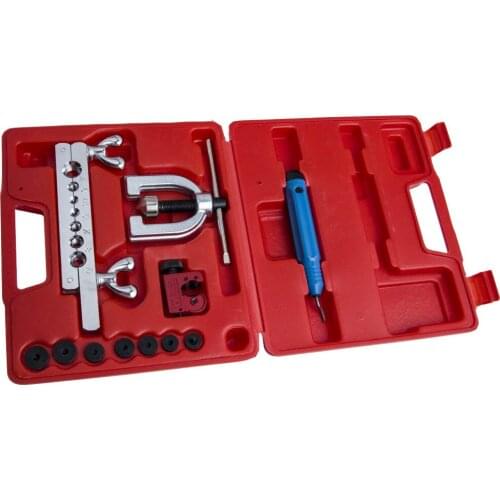 New Double Single Flaring Brake Line Tool Kit w/ Mini Pipe Cutter Car Truck Dropshipping