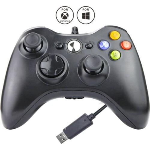USB Wired Gamepad for Xbox 360 Win7/8/10 System Controle Wired Joystick for XBOX360 Console Game Controller Joypad Computer