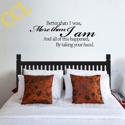 Lovers Romantic wall stickers ,Romantic wall decals for Wedding Family Bedroom Love Wall Art Decor
