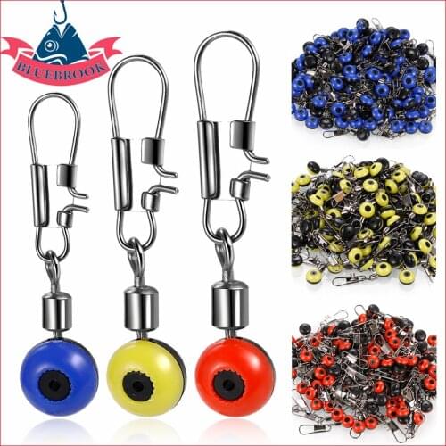 10pcs/Lot Fishing Float Bobber Stops Space Beans Connectors Sea Fishing Saltwater Tackle Equipment Plastic Metal Accessories