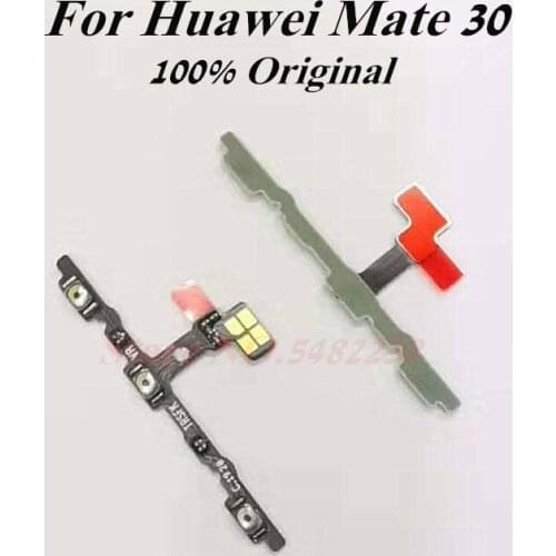 10pcs/Lot 100% Original Power side button Flex Cable For Huawei Mate 30 TAS-AN00 Power ON OFF Volume side Keys Replacement parts