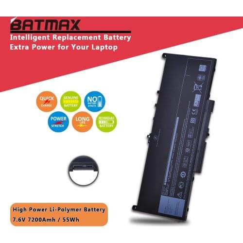 J60J5 Laptop Battery Replacement for Dell Latitude E7270 E7470 Series Notebook R1V85 451-BBSX 451-BBSY 451-BBSU MC34Y 242WD