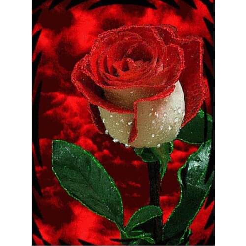 Rhinestone painting crystal Home Decor 5d DIY Diamond painting Rose Red 3D cross stitch pattern diamond embroidery home decor