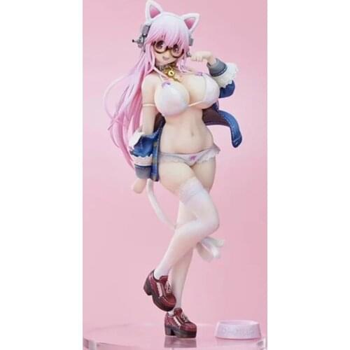 Super Sonico hot girl wedding dress ver. Swimsuit Bikini PVC Action Figure SUPERSONICO Collectible Mode toy