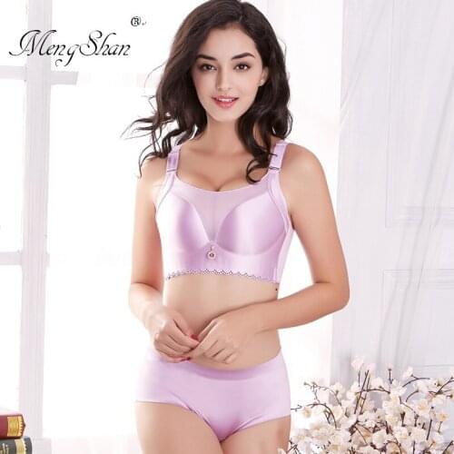 Large and Ultra-thin Suit Fat mmCDEF large cup thin anti-light adjustable bra Ultra-large size gathered Bra Cup underwear