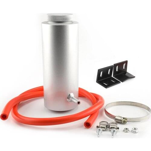800ml Universal Radiator Coolant Tank Overflow Reservoir Radiator Tank Automobile Radiator General Aluminum Alloy Cooling Pot