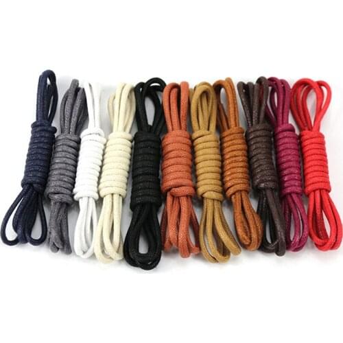1 Pair Round Shoelaces Top Quality CottonClassic Off White Shoe laces Do not fade Outdoor Leisure Sneakers Shoe lace Unisex