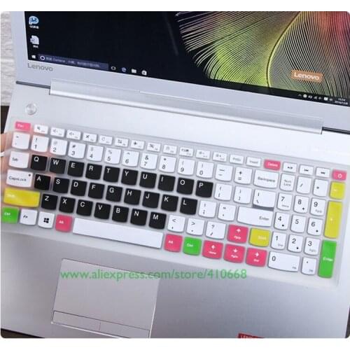 15.6 Silicone Keyboard Protector Cover Protective Skin for Lenovo ideapad V310 V310S 510 V110 510S V310-15ISK/ISE/IKB 15 inch