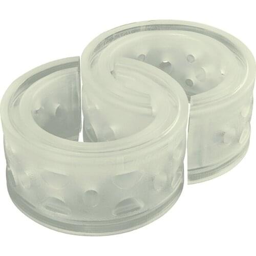 2Pcs type E Shock Absorber Spring Bumper Power Cushion Buffer Rubber Protective Suspension Shock Absorption Car Auto accessories