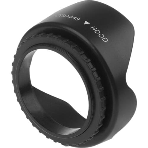 49mm 52mm 55mm 58mm 62mm 67mm 72mm 77mm vissé fleur pétale parasol pare-soleil pour Canon Sony appareil photo reflex numérique