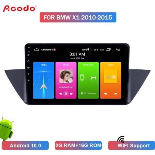 ACODO 2+16G Android 10.0 Car Radio Multimedia Player For BMW X1 2010-2015 Navigation GPS 2 din