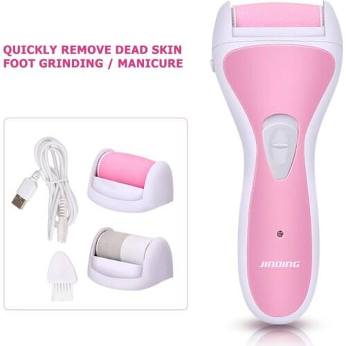 Dropshipping Pro Electric Foot File Foot Grinder Peeling Dead Skin Callus Remover Exfoliator Foot Massage Feet Care