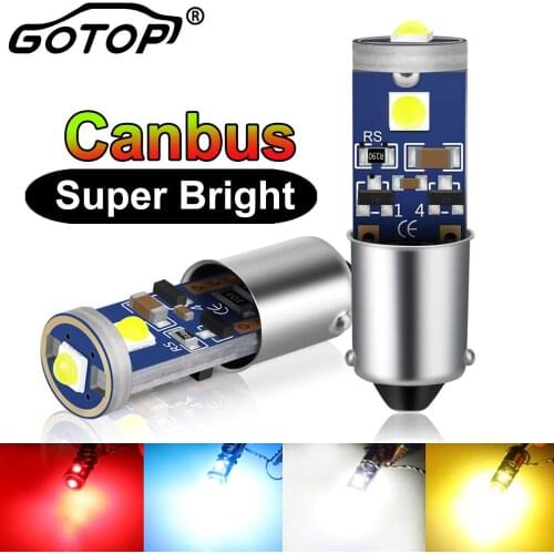 GOTOP LED Bulbs H6W (BAX9s)